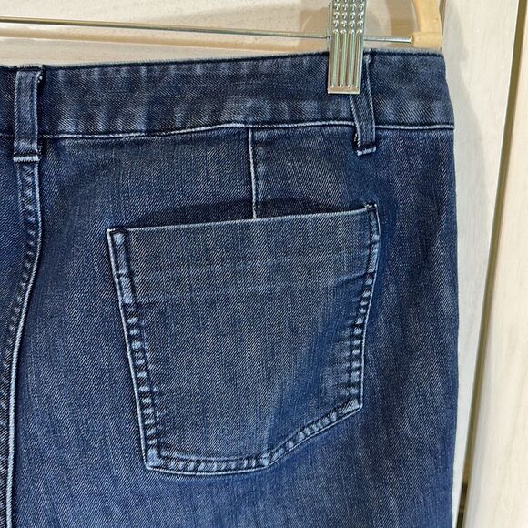 Lands End Jeans Size 12 Fit 1 Crop Capri - Picture 9 of 11